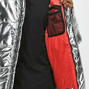 champion red metallic jacket